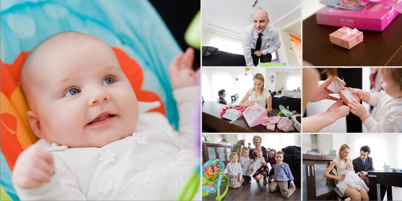 Paweł Kulenty fotografia Łuków, chrzest Leny